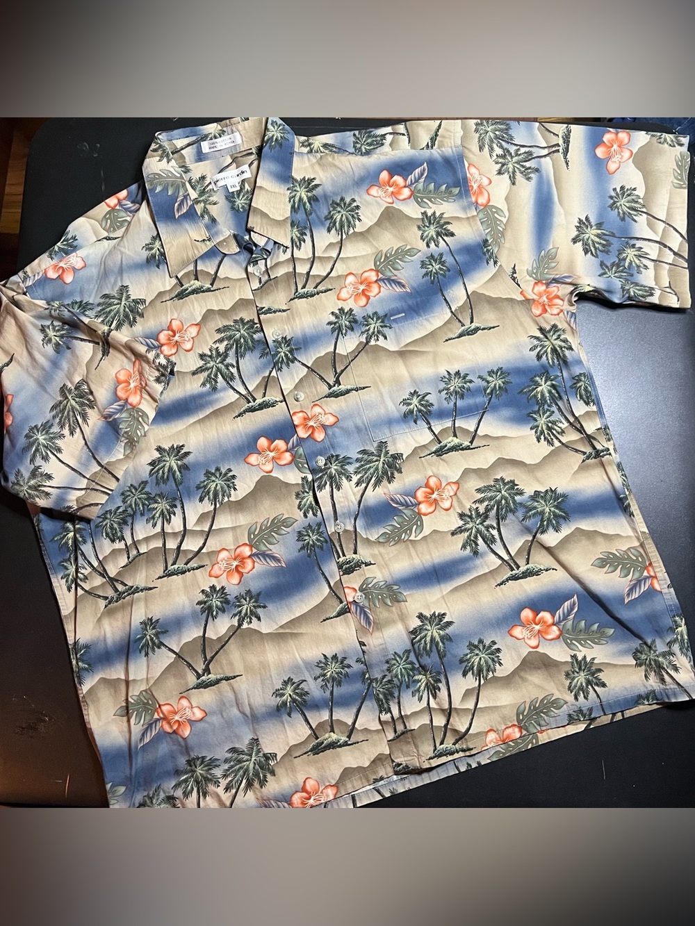 Vintage Pierre Cardin 100% Cotton Hawaiian Shirt